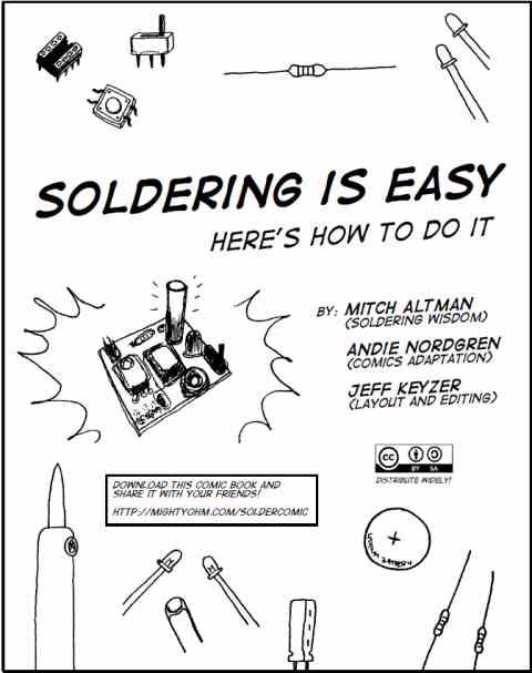 Soldering is easy front page
