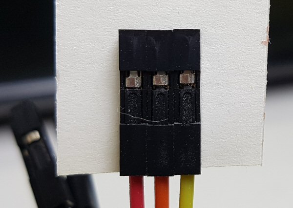 Making an ISP programming cable from connector wires