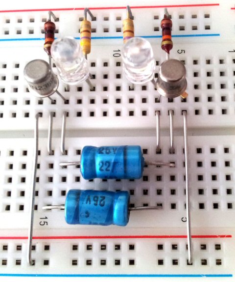 Two capacitors to finish