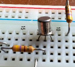 Inserting the resistors